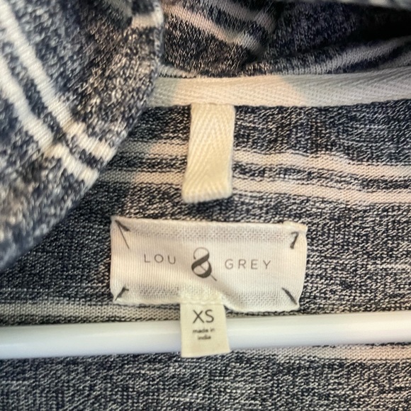 Lou & Grey Striped V Neck Pullover AD31-H - Picture 2 of 4
